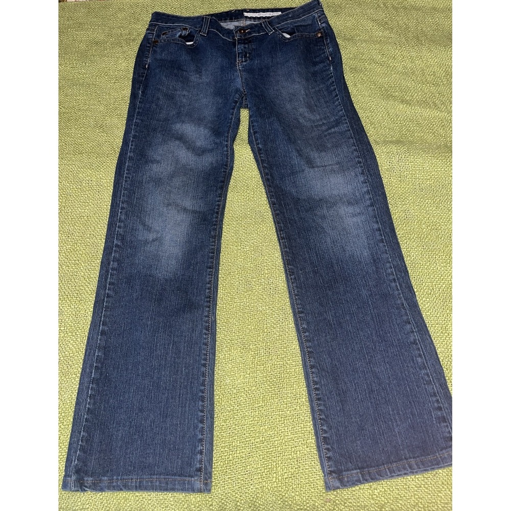 DKNY Ludlow Jeans Women's 10 Dark Wash  Blue Mid‎ Rise 90s Denim
